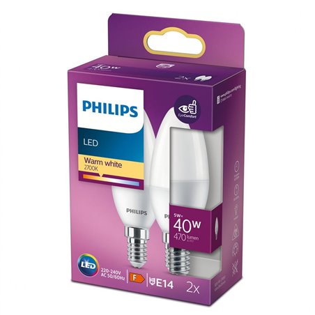 LED 40W B35 E14 WW FR ND 2SRT6