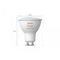 Philips HueWCA 4.3W GU10 3set sw EUR