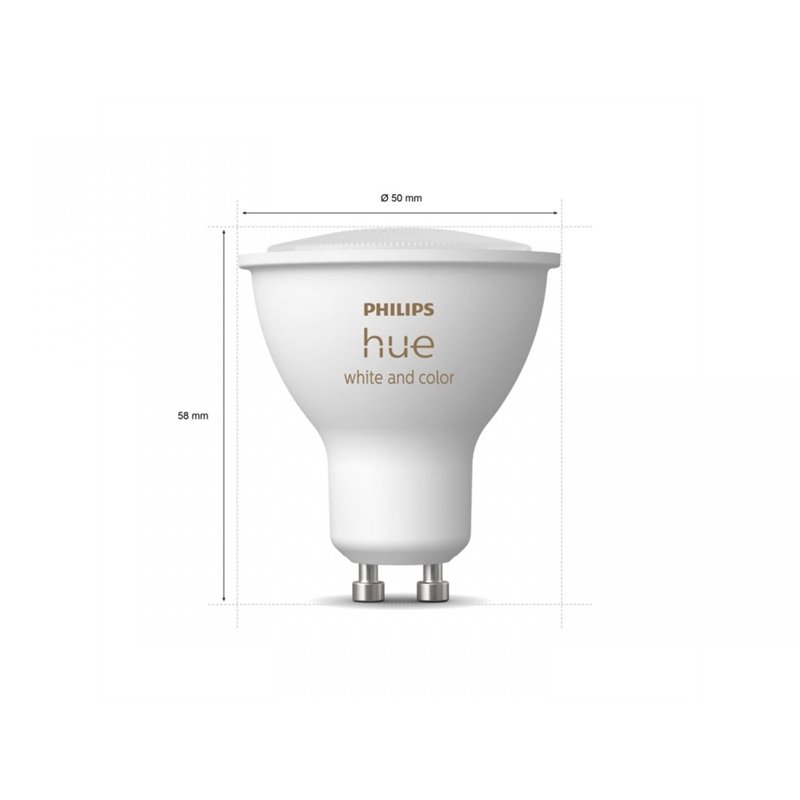 Philips HueWCA 4.3W GU10 3set sw EUR
