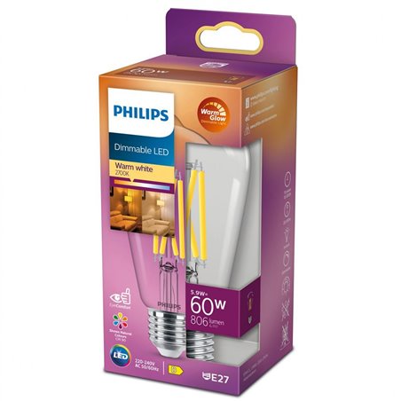 Bec LED Philips Classic ST64, putere reg