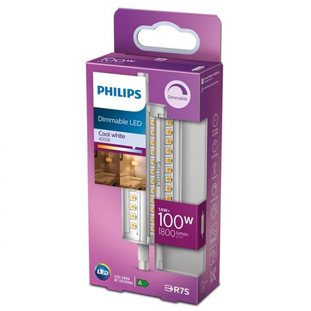 Bec LED spot Philips, putere reglabila,