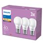 Pachet 3 becuri LED Philips A60, E27, 5.