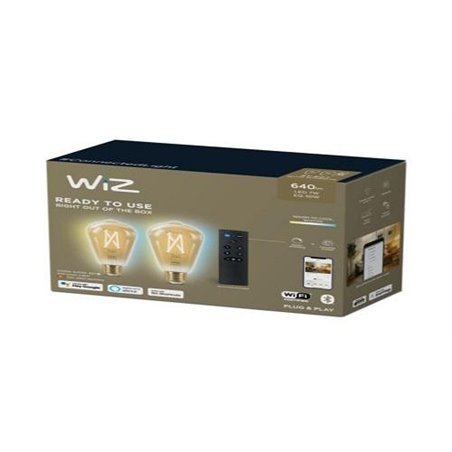 Pachet 2 becuri LED vintage inteligente