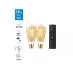 Pachet 2 becuri LED vintage inteligente