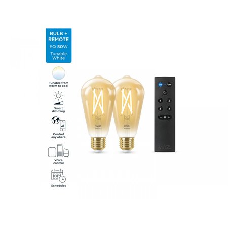 Pachet 2 becuri LED vintage inteligente