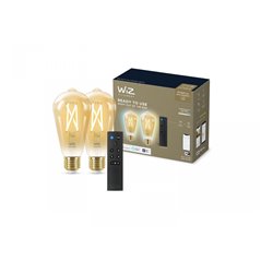 Pachet 2 becuri LED vintage inteligente