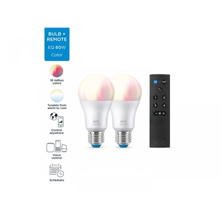 Pachet 2 becuri LED inteligente WiZ Conn