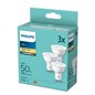 Pachet 3 becuri LED Philips, GU10, 4.7W