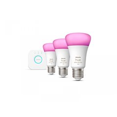 Pachet 3 becuri inteligente LED RGBW Phi