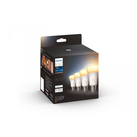 Pachet 4 becuri LED inteligente Philips