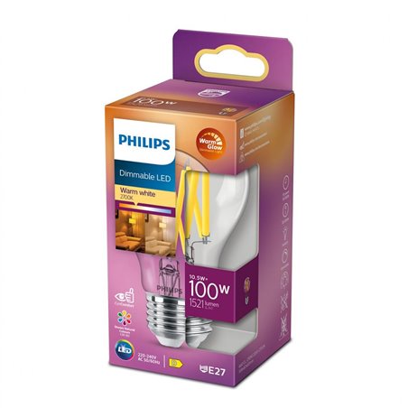 Bec LED vintage Philips Classic A60, put