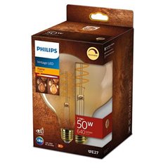 Bec LED vintage Philips G120, intensitat