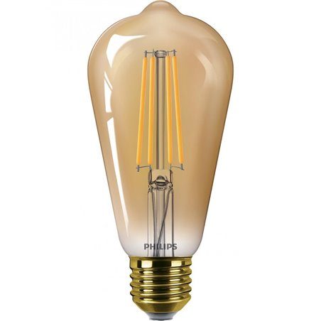 Bec LED vintage Philips ST64, intensitat