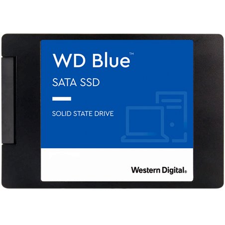 SSD WD Blue SA510 1TB SATA 6Gbps, 2.5", 7mm, Read/Write: 560/520 MBps, IOPS 90K/82K, TBW: 400