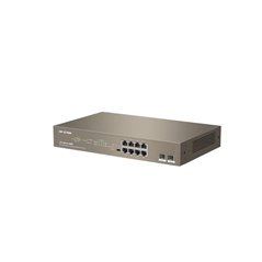 IP-COM 8-PORT + 2SFP GIGABIT SWITCH POE
