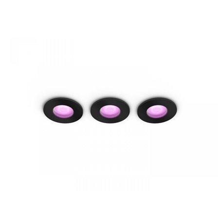 Pachet 3 spoturi incastrate LED RGB inte