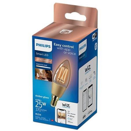 Bec LED inteligent vintage Philips filam