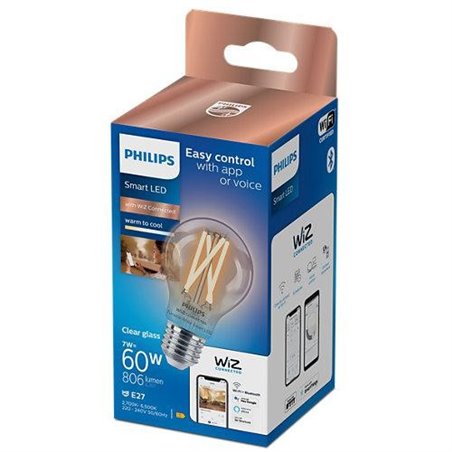 Bec LED inteligent vintage Philips filam