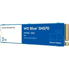 SSD WD Blue SN570 2TB M.2 2280 PCIe Gen3 x4 NVMe TLC, Read/Write: 3500/3500 MBps, IOPS 600K/600K, TBW: 900