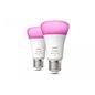 Pachet 2 becuri LED RGB inteligente Phil
