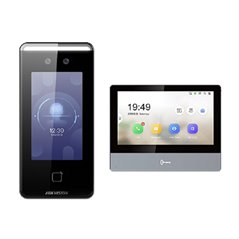Kit videinterfon IP, detectie faciala - Hikvision DS-KIS901-P