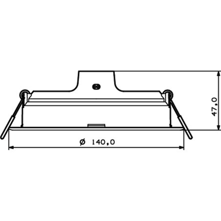 Spot LED incastrat Philips Meson, 12.5W,