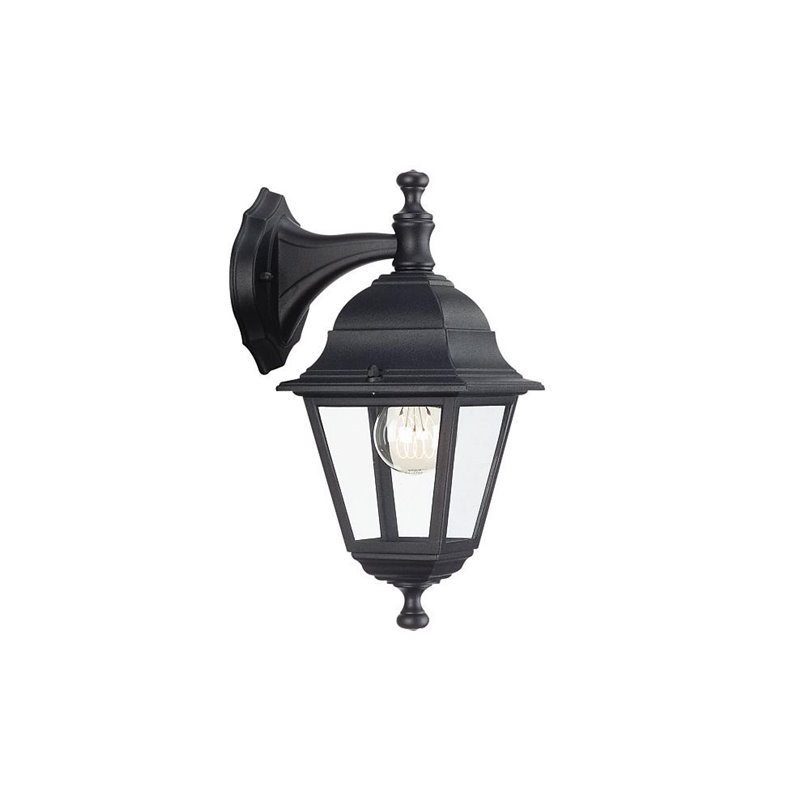 LIMA wall lantern black 1x60W 230V