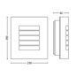 OSLO wall lantern anthracite 1x60W 230V