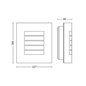 OSLO wall lantern inox 1x60W 230V
