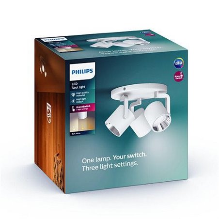 BYRL plate/spiral white 3x4.3W 24V