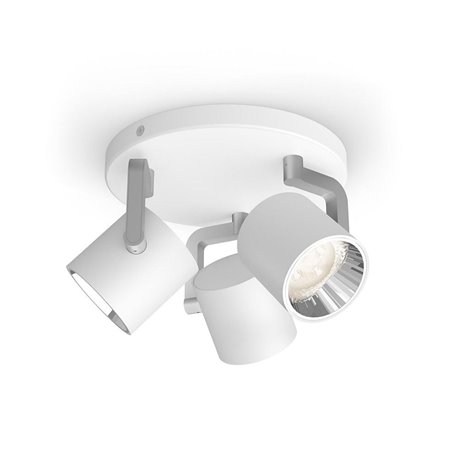 BYRL plate/spiral white 3x4.3W 24V