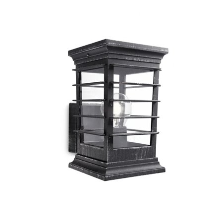 Patio wall lantern grey 1x60W 230V