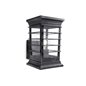 Patio wall lantern grey 1x60W 230V