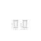 Patio wall lantern grey 1x60W 230V