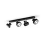 BUKKO plate/spiral black 4x4.3W 24V