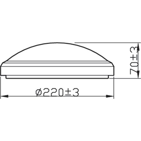 DORIS CL257 EC RD 6W 27K B HV IP44 06