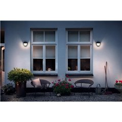 Serres wall lantern black 1x42W 230V