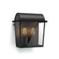 Harvest wall lantern black 2x42W 230V