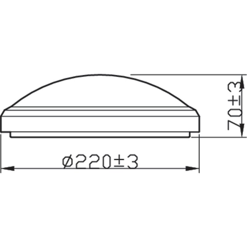 DORIS CL257 EC RD 6W 27K N HV IP44 06