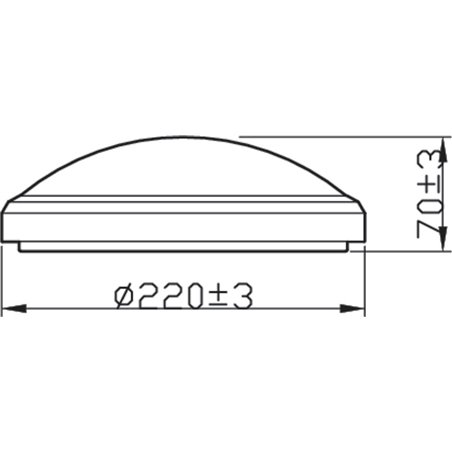 DORIS CL257 EC RD 6W 27K N HV IP44 06