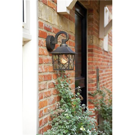 CAMBRIDGE wall lantern BlackBrush 1x60W