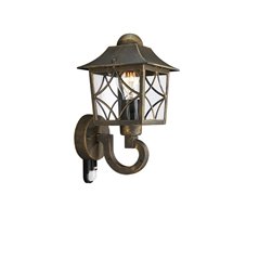 CAMBRIDGE wall lantern BlackBrush 1x60W