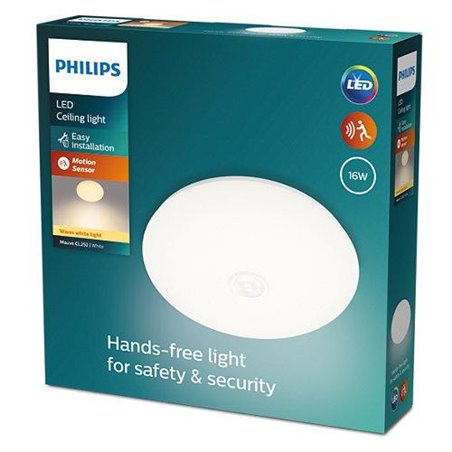 MAUVE CL252 PIR RD 16W 27K W HV SR 06