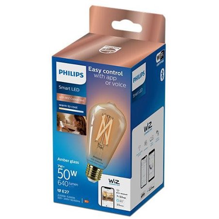 Bec LED inteligent vintage Philips filam