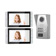 Kit videointerfon color 7" 2 familii Tongwei DP-705