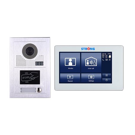 VIDEOINTERFON IP CU CITITOR DE CARD 7" STRONG-12