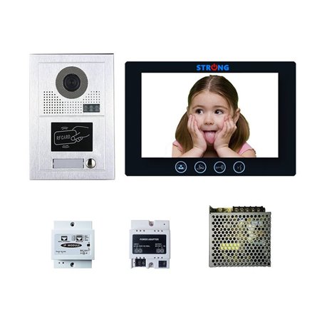 VIDEOINTERFON IP CU CITITOR DE CARD 10" STRONG-16