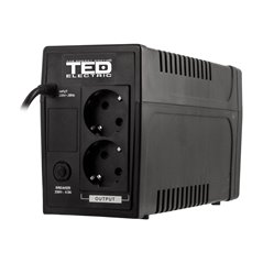 UPS 700VA 400W LED TED LINE INTERACTIVE CU STABILIZATOR 2 IESIRI SCHUKO