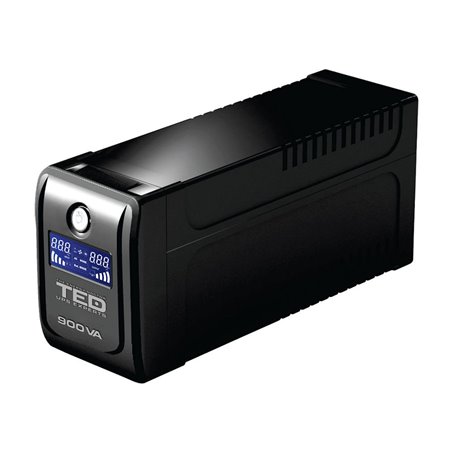TEDUPS 900VA 500W LCD TED LINE INTERACTIVE CU STABILIZATOR 2 IESIRI SCHUKO
