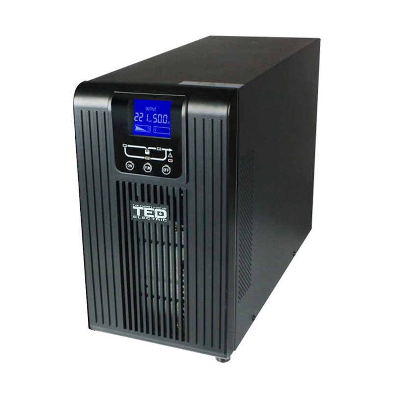 UPS 1050VA / 700W online cu dubla conversie 2 iesiri IEC C13 si 1 iesire Schuko UPS 1050VA / 700W online cu dubla conversie 2 iesiri IEC C13 si 1 iesire Schuko